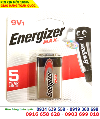 Pin 9V Energizer 522 BP1/6F22/6LR61 Alkaline Battery chính hãng Energizer